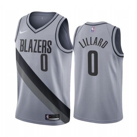 Portland Trail Blazers Damian Lillard 0 2020-21 Earned Edition Miesten Pelipaidat Swingman